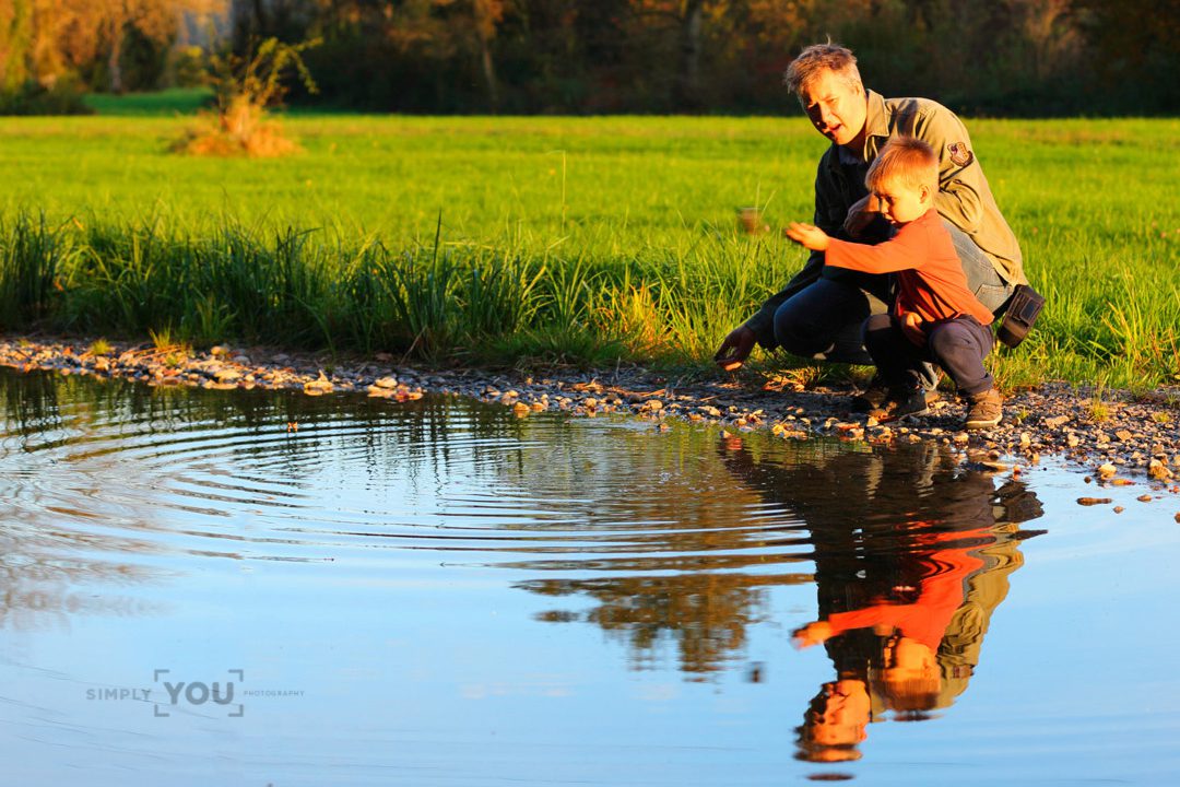 Zalán und Papi im Herbst