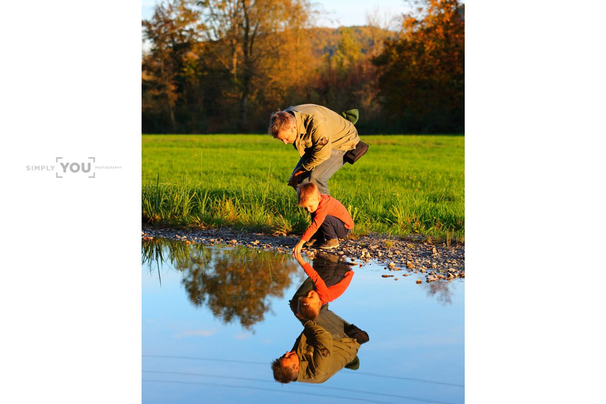 Zalán und Papi im Herbst