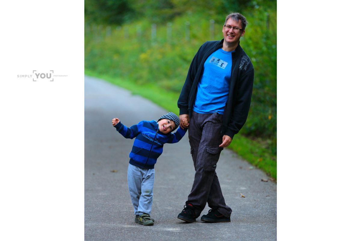 Zalán und Papi im Herbst