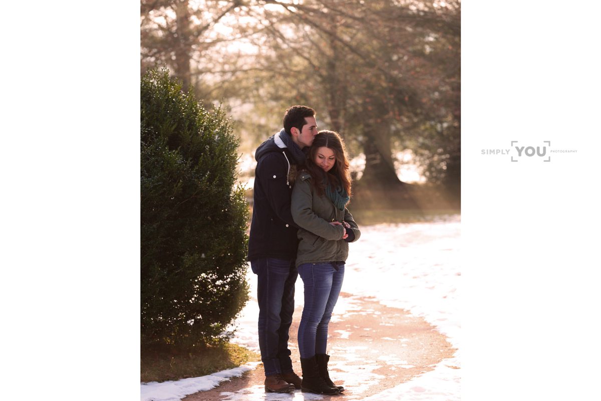 Ein Wintershooting im Bally Park mit Tanja und Fabian