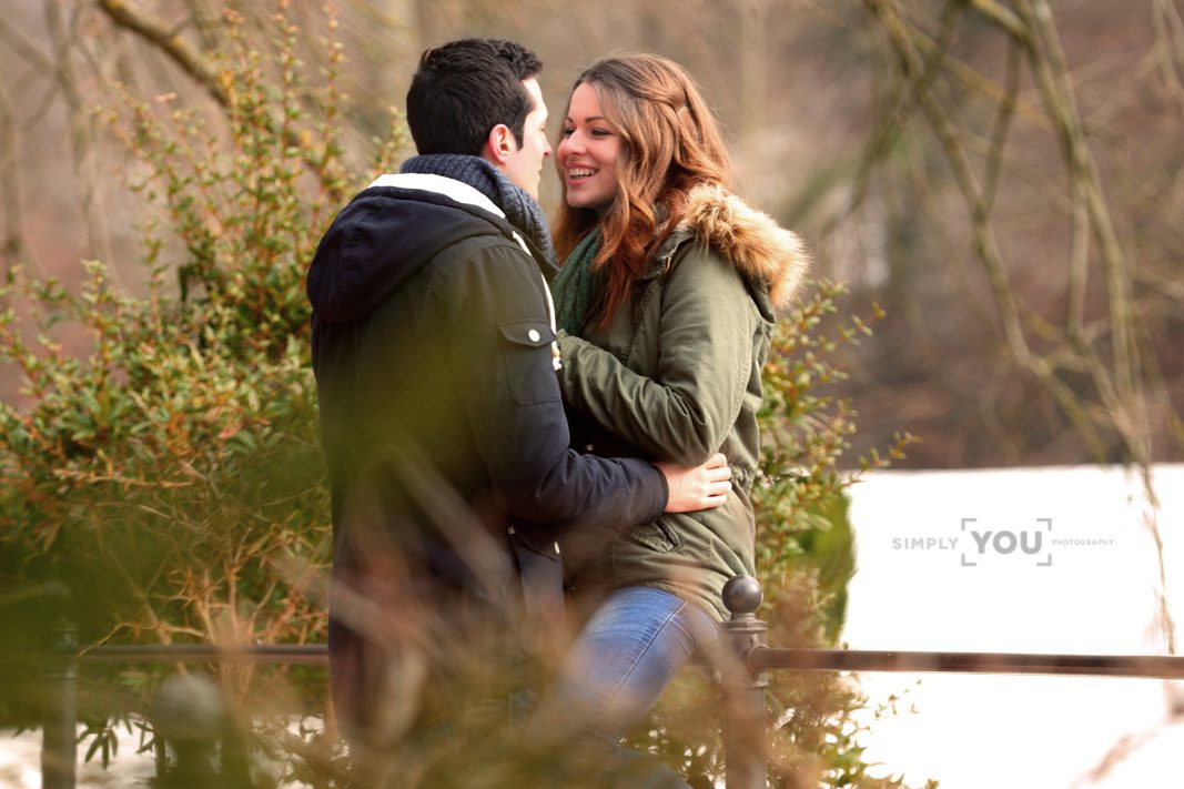 Ein Wintershooting im Bally Park mit Tanja und Fabian