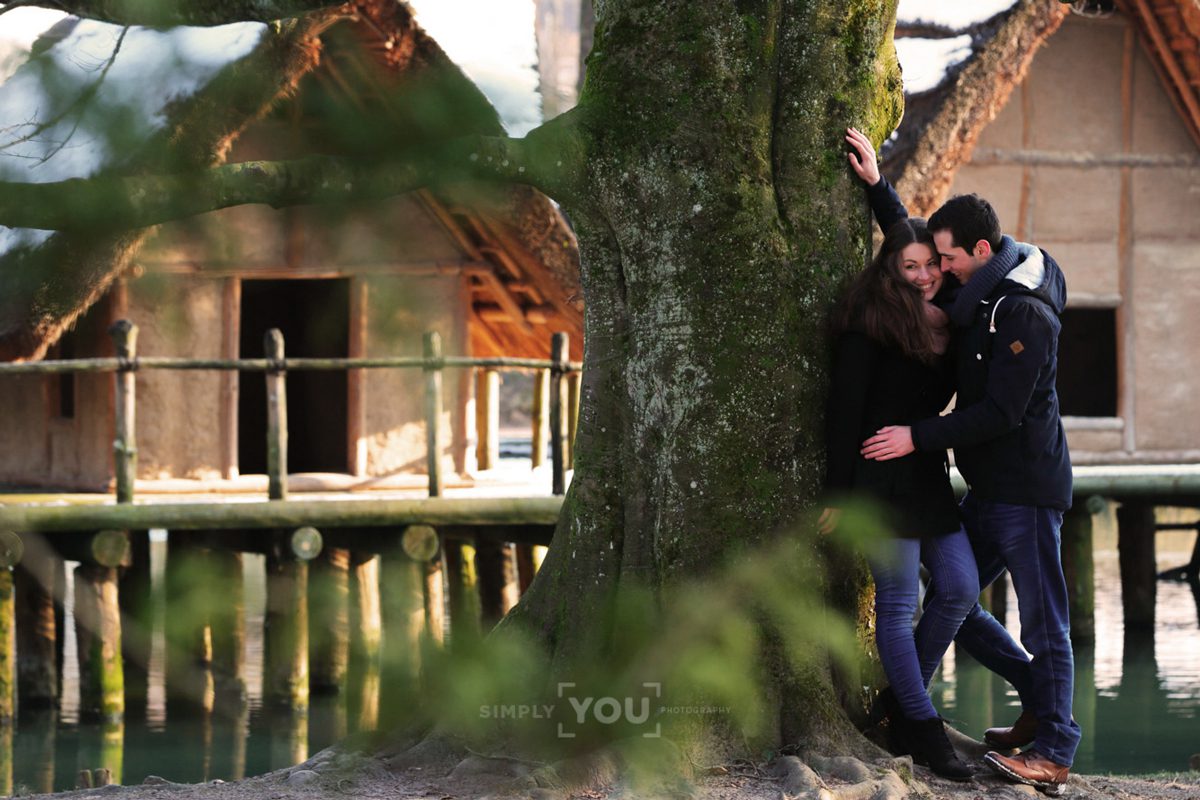 Ein Wintershooting im Bally Park mit Tanja und Fabian