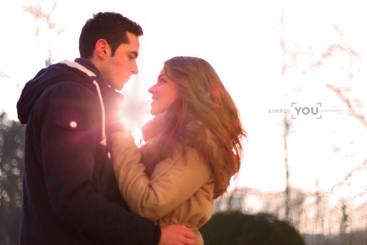 Ein Wintershooting im Bally Park mit Tanja und Fabian