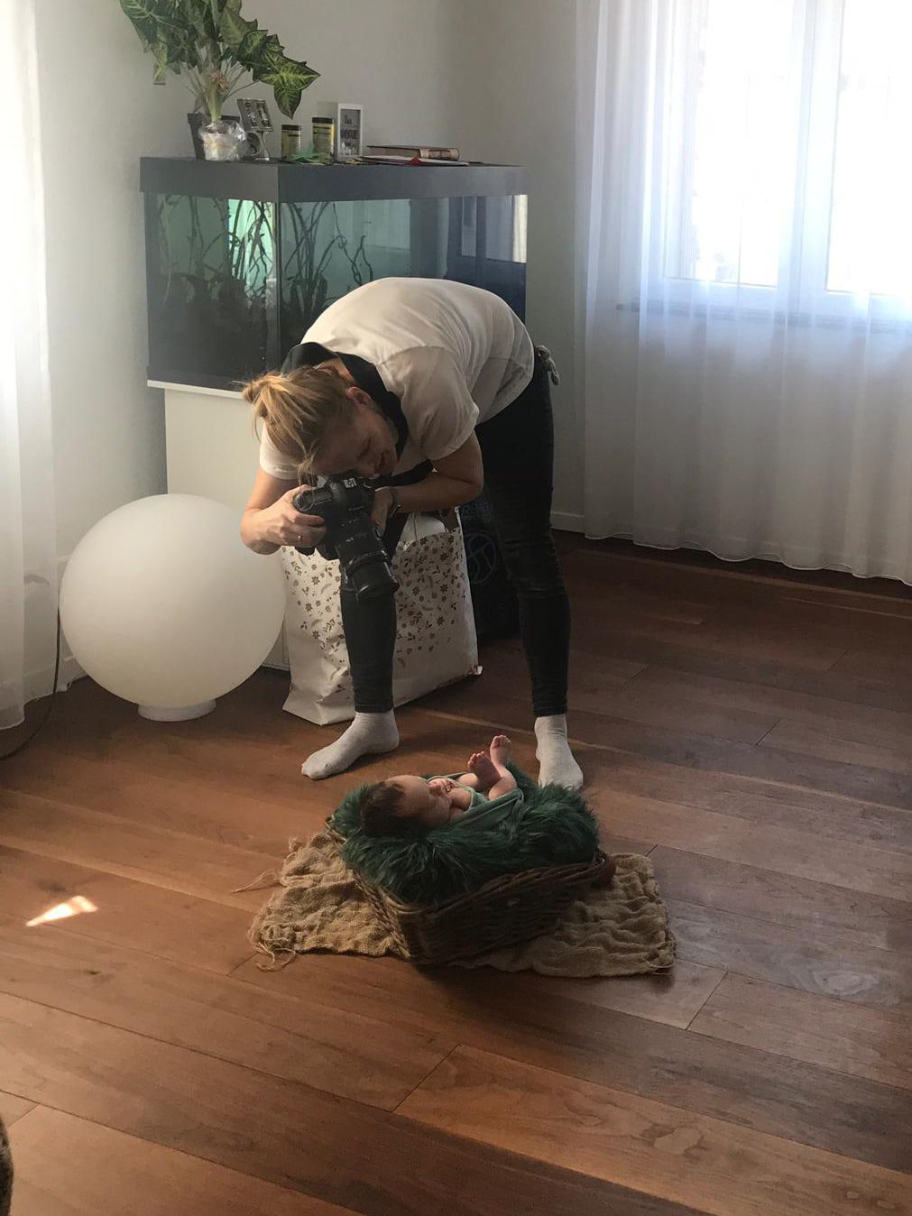 Fotos hinter den Kulissen noch vor dem Coronavirus